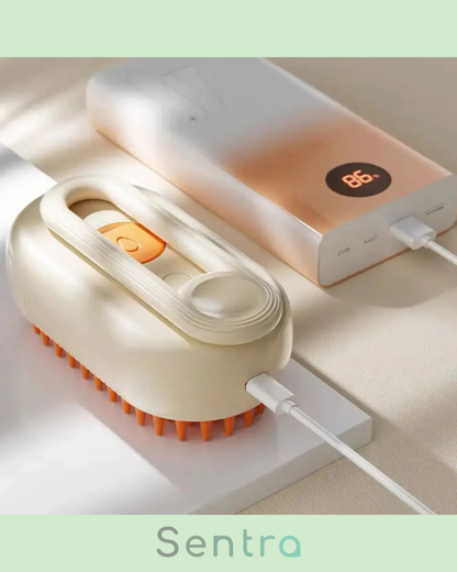 ULTRA SOFT Cepillo 3 en 1 Limpia, masajea y elimina pelo