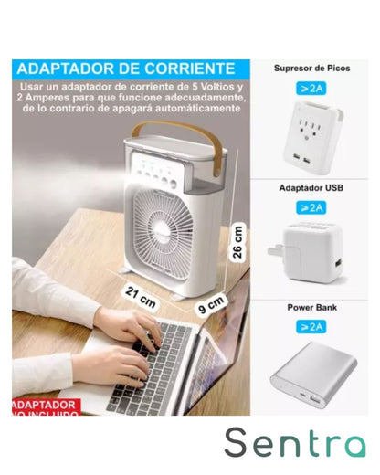 AIRCOOL Ventilador humidificador 3 en 1